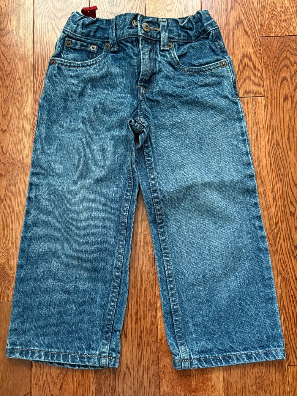 Levi's Boys Medium Blue Straight-Leg Jeans